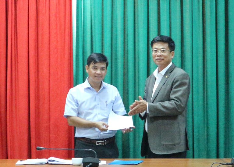 Lễ công bố, trao quyết định bổ nhiệm công chức giữ chức vụ lãnh đạo, quản lý 